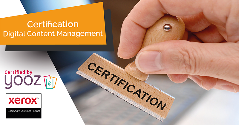 Certification Digital Content Management