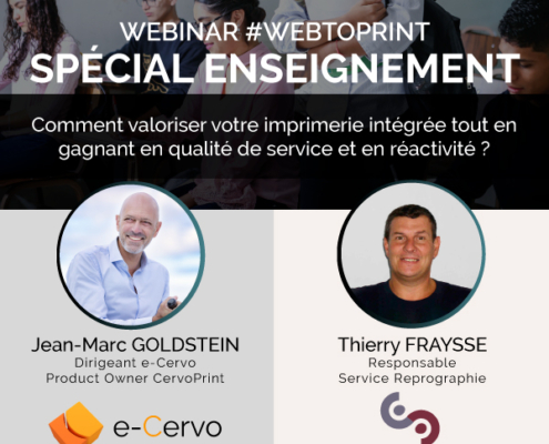 Webinar CervoPrint NG spécial Enseignement