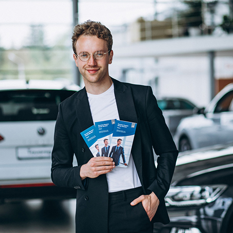salesman-car-showroom-with-business-flyers_WEB_480 Franchiseur