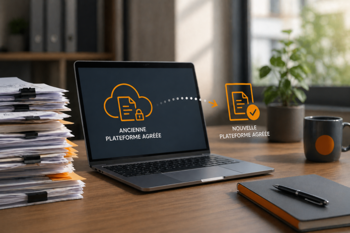 Changer de plateforme agréée